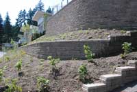 Bridge River Substation Retaining Wall