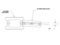 Concrete Fence Standard Curve Connection: AB Fence