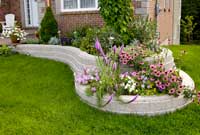 Curved planter Curved planter