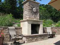 AB Courtyard Fireplace