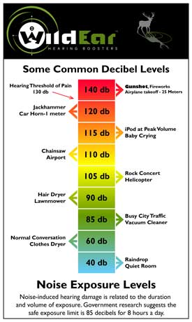 Decible level chart Decible level chart
