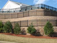 Terraced Retaining Wall
