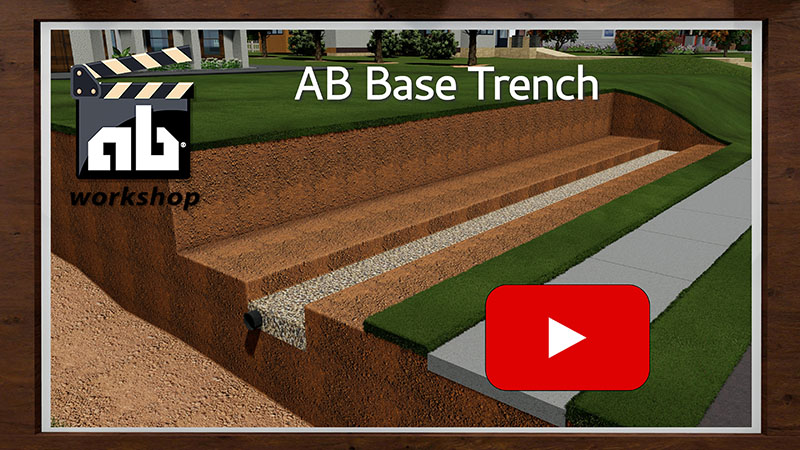 Build Base Trench for SRWs
