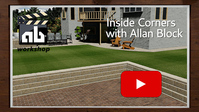  Installing Inside Corners with Retaining Wall blocks